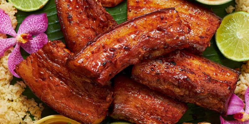 Filipino food pork belly